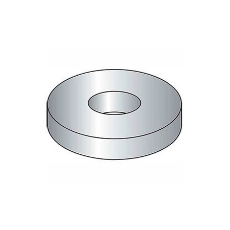 Titan Fasteners 1/4in Flat Washer - USS - 5/16in I.D. - .051/.08in Thick - Steel - Zinc - Grade 2 - Pkg of 100 CCR04